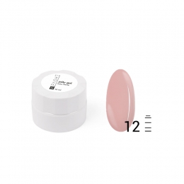 Гель-желе для моделирования ногтей PASHE №12 камуфляж приглушенно-розовый (10 мл)