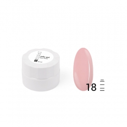 Гель-желе для моделирования ногтей PASHE №18 камуфляж розовая карамель, (10 мл)