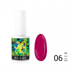 Гель-лак PASHE Neon Jungle №06 Неоновый малиновый (9 мл)