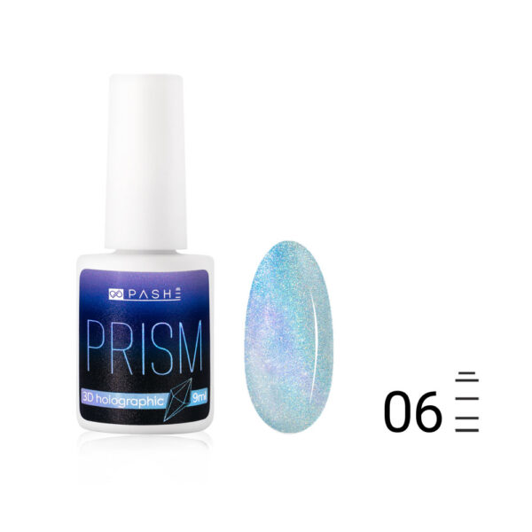 Гель-лак PASHE Prism № 06 – cyan (9 мл.)